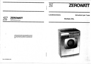 Manuale Zerowatt Multipla XXL SY Lavatrice