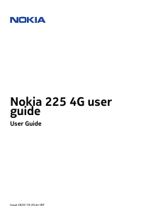 Handleiding Nokia 225 4G Mobiele telefoon