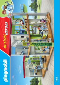 Εγχειρίδιο Playmobil set 71615 Action Heroes Ιατρικό Κέντρο