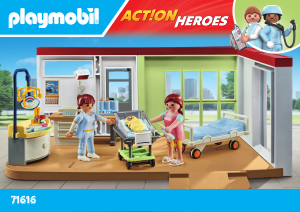 Manual de uso Playmobil set 71616 Action Heroes Maternidad