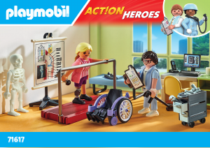Εγχειρίδιο Playmobil set 71617 Action Heroes Κέντρο αποκατάστασης