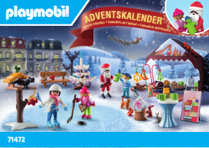 Brugsanvisning Playmobil set 71472 City Life Julekalender: Tur til julemarkedet