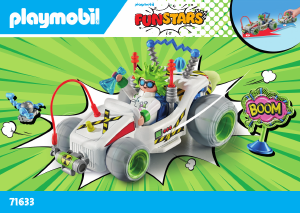 Εγχειρίδιο Playmobil set 71633 Funstars Crazy Kart Τρελός Επιστήμονας