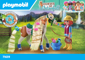 Bedienungsanleitung Playmobil set 71639 Horses of Waterfall Ellie & Pferd mit Kreppeisen