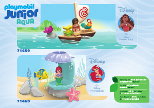 Instrukcja Playmobil set 71459 Junior JUNIOR & Disney: Katamaran Vaiany