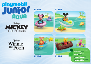 Instrukcja Playmobil set 71707 Junior JUNIOR & Disney: Myszka Miki i wycieczka łódką