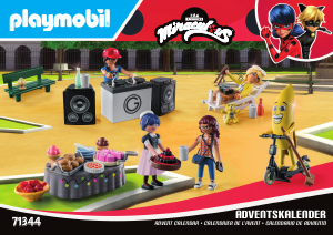 Bedienungsanleitung Playmobil set 71344 Miraculous Adventskalender Miraculous: Picknick in Paris