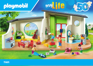 Bedienungsanleitung Playmobil set 71601 My Life KiTa Regenbogen