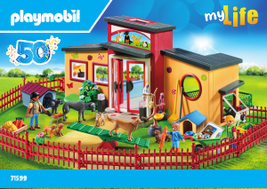 Bedienungsanleitung Playmobil set 71599 My Life Tierhotel Pfötchen