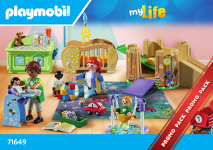 Bedienungsanleitung Playmobil set 71649 My Life Krabbelgruppe