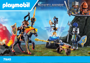 Εγχειρίδιο Playmobil set 71645 Novelmore Ο φύλακας της μαγικής πανοπλίας