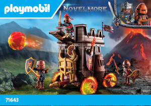 Manuale Playmobil set 71643 Novelmore Carro dassalto con cannone