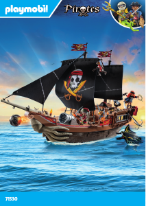 Εγχειρίδιο Playmobil set 71530 Pirates Πειρατική ναυαρχίδα