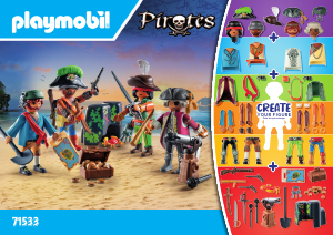 Manual Playmobil set 71533 Pirates Pirates - My figures