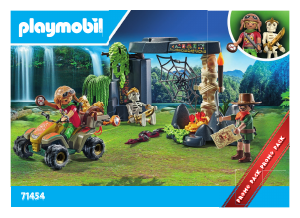 Manual Playmobil set 71454 Sports Treasure hunt in the jungle