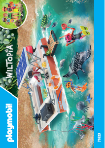 Εγχειρίδιο Playmobil set 71623 Wiltopia Wiltopia - Πλωτό Εργαστήριο Υποθαλάσσιων Ερευνών