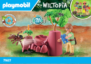 Manual de uso Playmobil set 71627 Wiltopia Rocas con araña