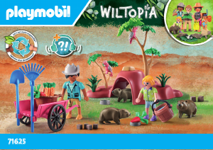 Εγχειρίδιο Playmobil set 71625 Wiltopia Wiltopia - Καταφύγιο των γούμπατ