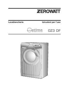 Manuale Zerowatt OZ3 104DF-30 Optima Lavatrice