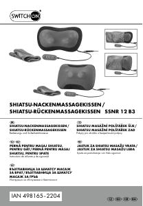 Bedienungsanleitung Switch On SSNR 12 B3 Massagegerät