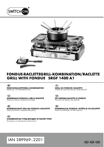 Manual Switch On SRGF 1400 A1 Grătar raclette