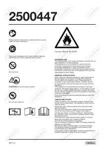 Manual VonHaus 2500447 Dehumidifier