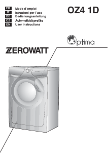 Manuale Zerowatt OZ4 0861D/L-S Optima Lavatrice