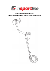 Manuál inSPORTline IN 22122 Quick Shooter Detektor kovů