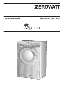 Manuale Zerowatt OZ34 1051D-30 Optima Lavatrice