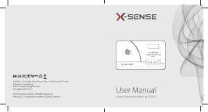 Handleiding X-Sense CO03A Koolmonoxidemelder