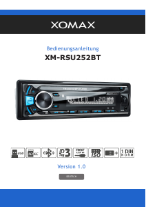 Bedienungsanleitung XOMAX XM-RSU252BT Autoradio