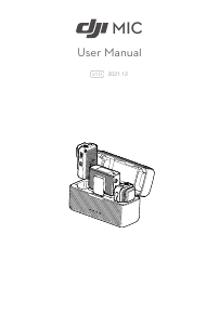 Handleiding DJI MIC Microfoon