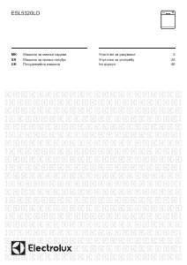 Посібник Electrolux ESL5320LO Посудомийна машина