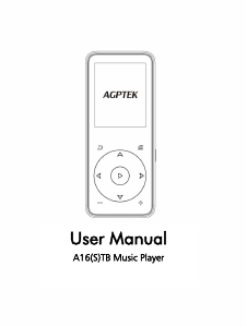 Handleiding AGPTEK A16 Mp3 speler