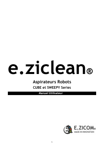 Mode d’emploi E.zicom E.ziclean Sweepy Aspirateur