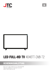Bedienungsanleitung JTC 4040TT-DVB-T2 LED fernseher
