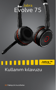 Kullanım kılavuzu Jabra Evolve 75 Mikrofonlu kulaklık