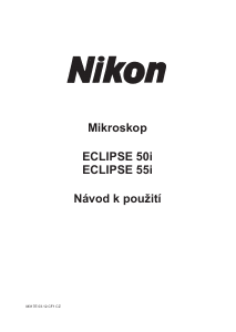 Manuál Nikon Eclipse 55i Mikroskop