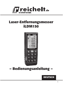 Bedienungsanleitung Reichtelt iLDM150 Laser-entfernungsmesser