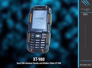 Bedienungsanleitung Simvalley XT-980 Handy