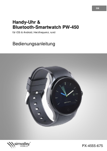 Mode d’emploi Simvalley PW-450 Montre connectée