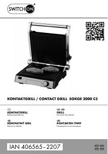 Bedienungsanleitung Switch On IAN 406565 Kontaktgrill