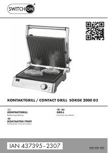 Bedienungsanleitung Switch On IAN 437395 Kontaktgrill