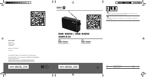 Návod Switch On IAN 418328 Rádio