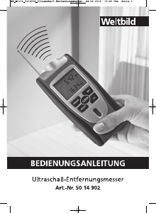 Bedienungsanleitung Weltbild 50 14 902 Laser-entfernungsmesser