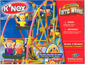 Manual K'nex set 15137 Amusement Park Musical ferris wheel