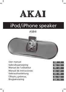 Handleiding Akai ASB4I Speakerdock