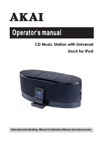 Manual de uso Akai ASB70I Docking station