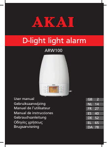 Handleiding Akai ARW100 Wake-up Light