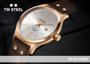 Manual de uso TW Steel TW1300 Slim Line Reloj de pulsera